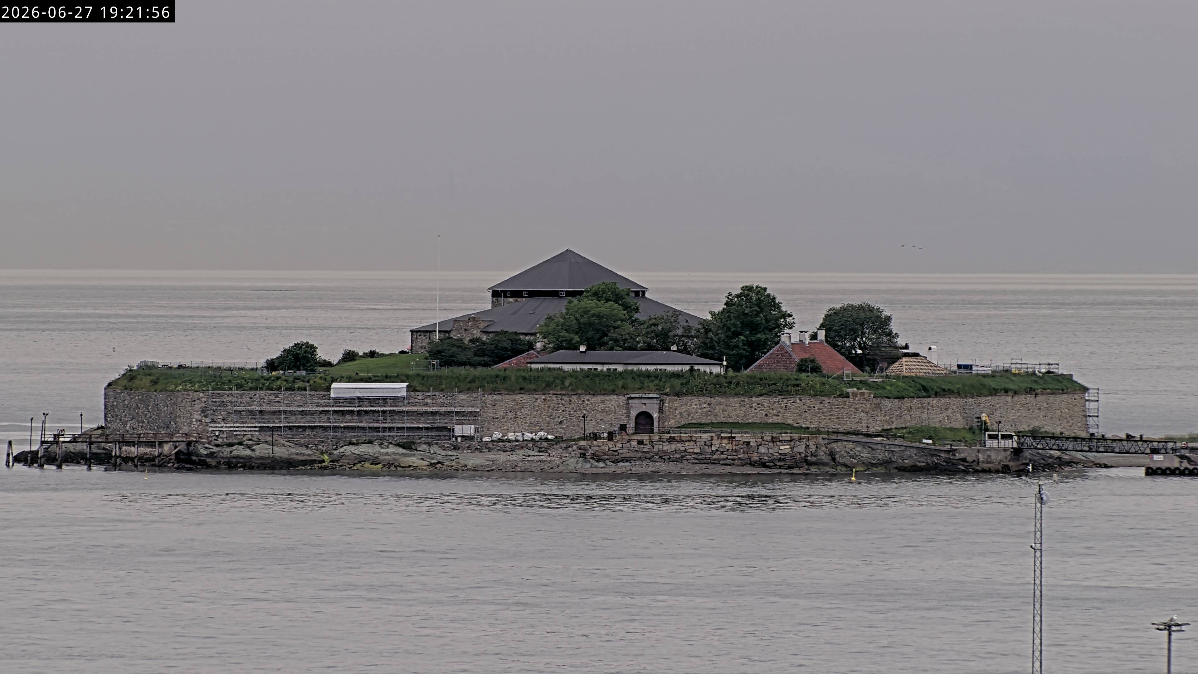 Webcam Munkholmen, Trondheim, Trøndelag, Norwegen