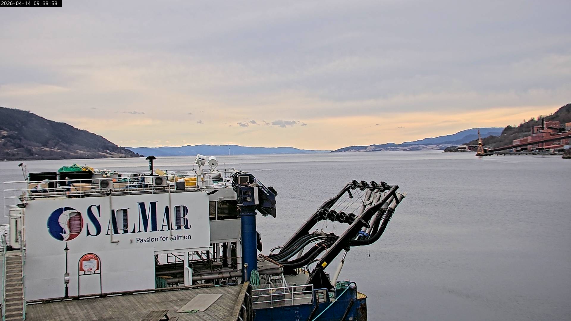 Webcam Orkdalsfjord, Orkdal, Trøndelag, Norwegen